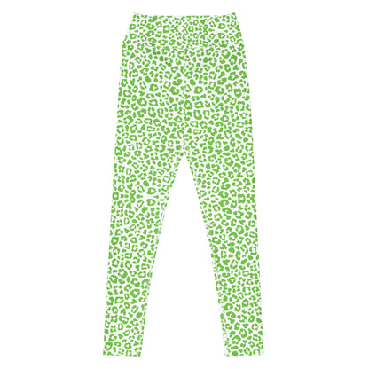 Green Leopard Leggings